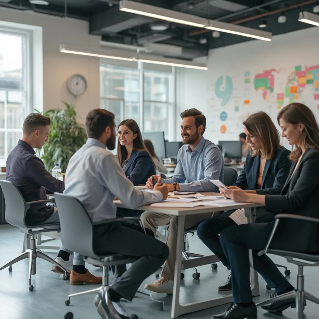 Equipo de FinanzasArg en una reunión estratégica